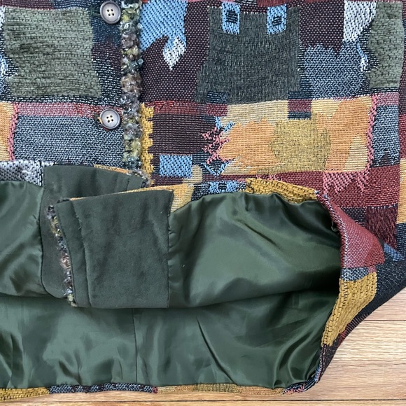 Coldwater Creek - Patchwork Vest - Picture 4 of 10